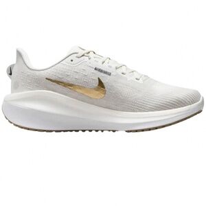 Nike Zoomx Vomero 17 white and gold sneakers